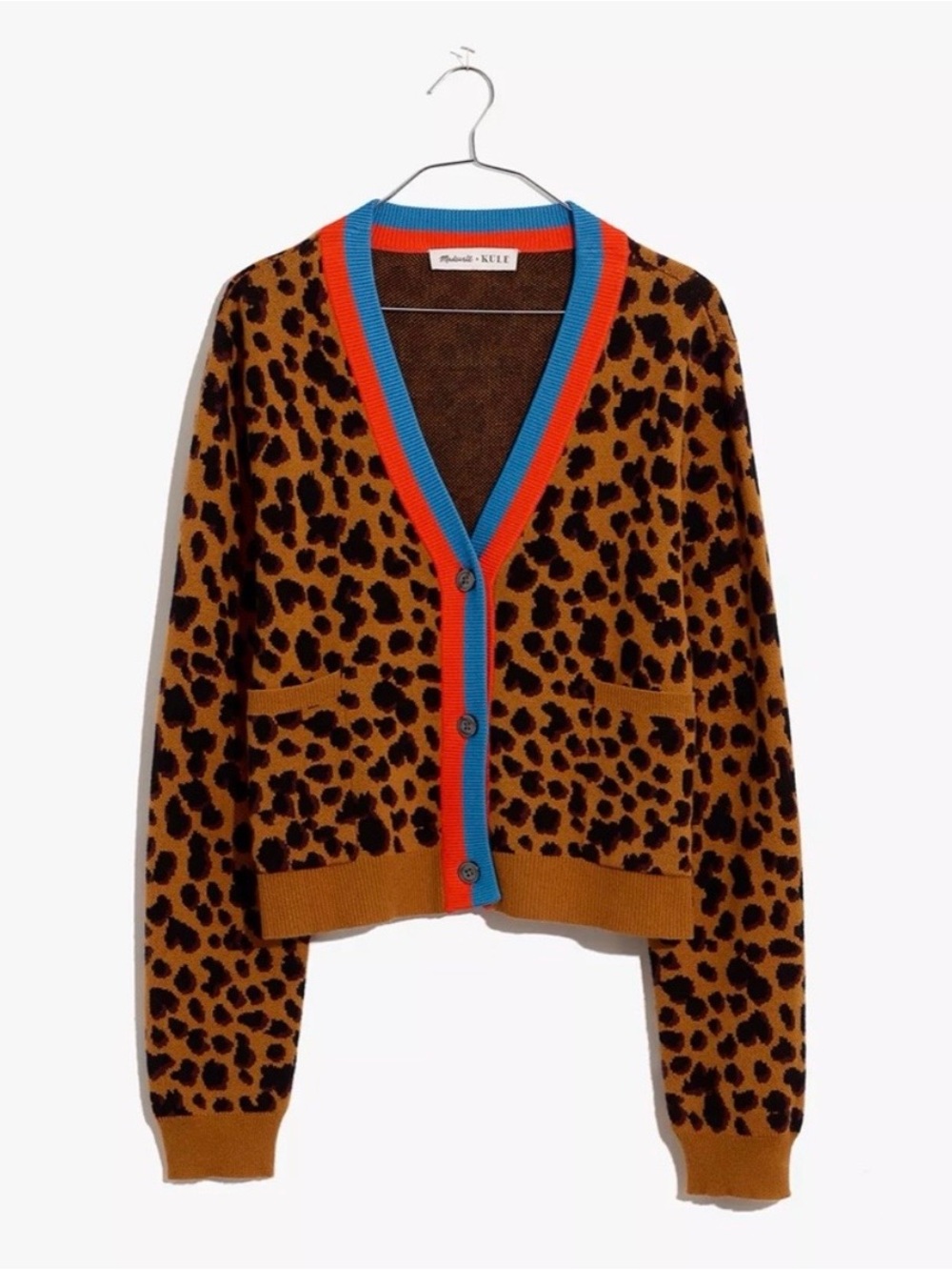 Madewell x Kule Leopard
Sinclair Crop Cardigan Sweater